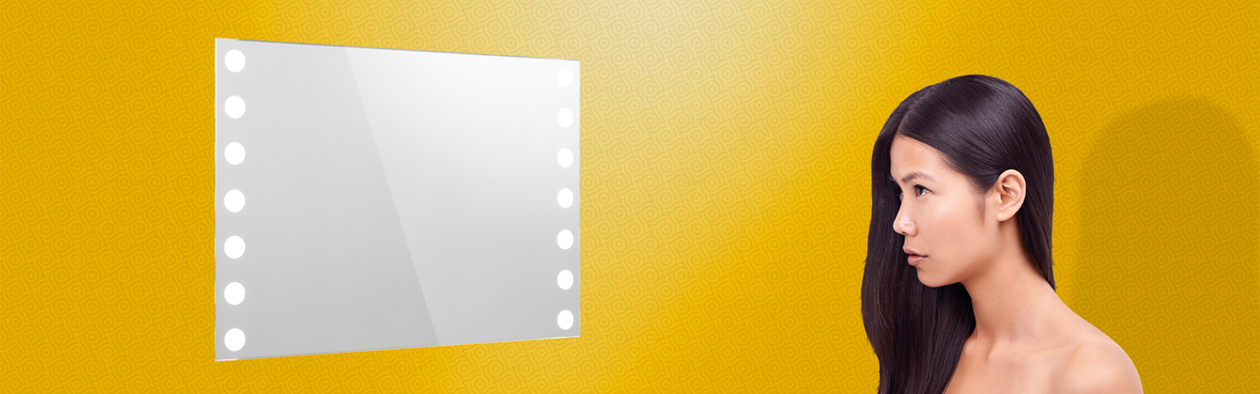 Lighted Mirror Insert